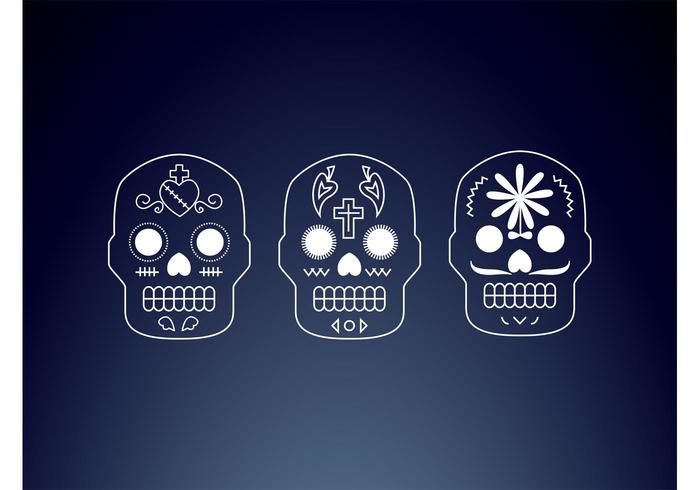 700x490 Mexican Skulls