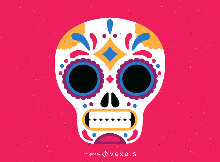 772x570 Sugar Skull Vector