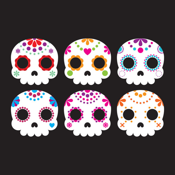 572x572 Decorative Sugar Skull Vector Free Vector Download In .ai, .eps