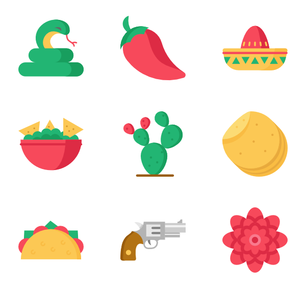 600x564 19 Mexico Vector Mexican Themed Huge Freebie! Download For