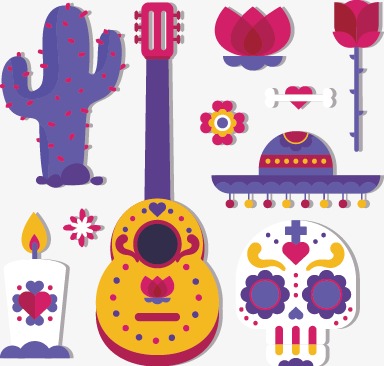 384x366 Vector Hand Painted Mexican, Vector, Hand Painted, Mexican Style