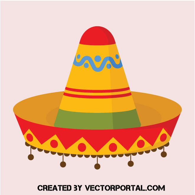 660x660 Mexican Hat Vector Clip Art