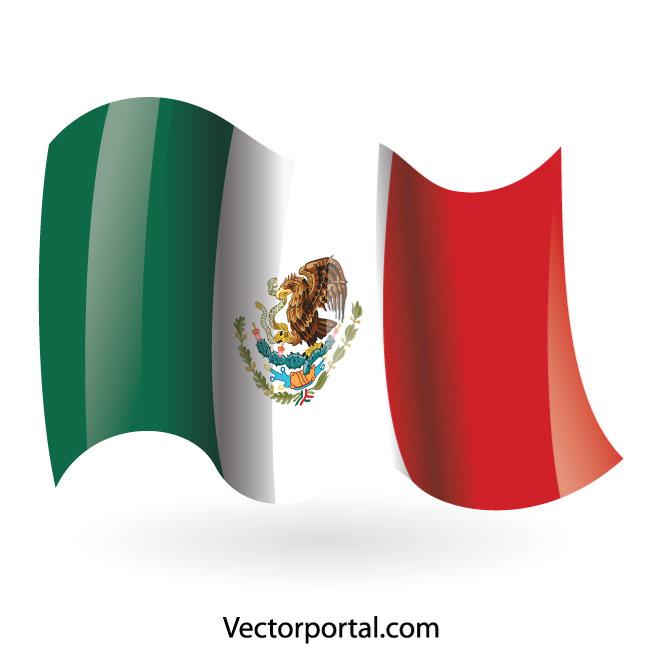 660x660 Mexican Flag Vector Clip Art