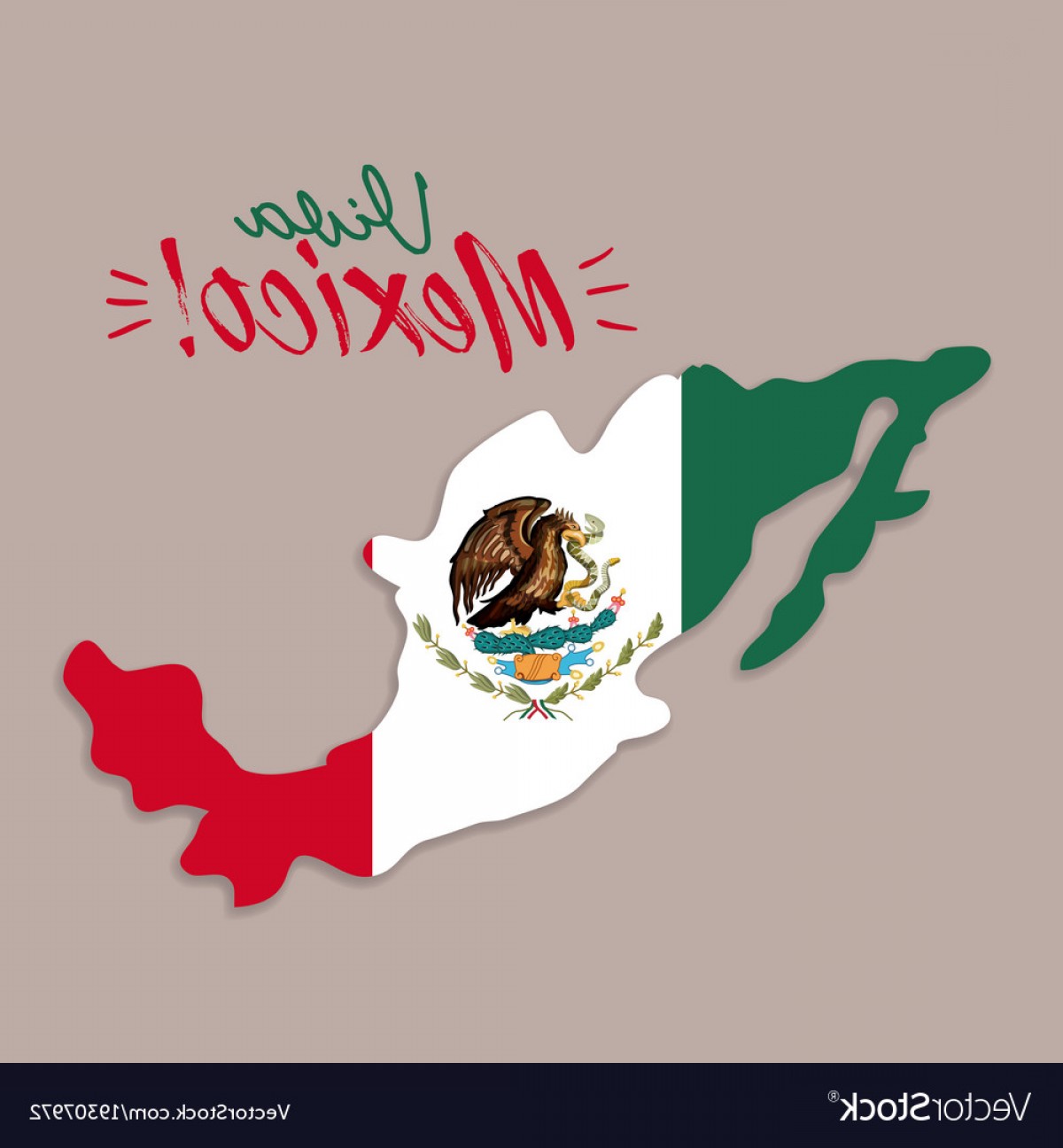 1200x1296 Viva Mexico Poster With Mexico Map And Flag Vector Sohadacouri