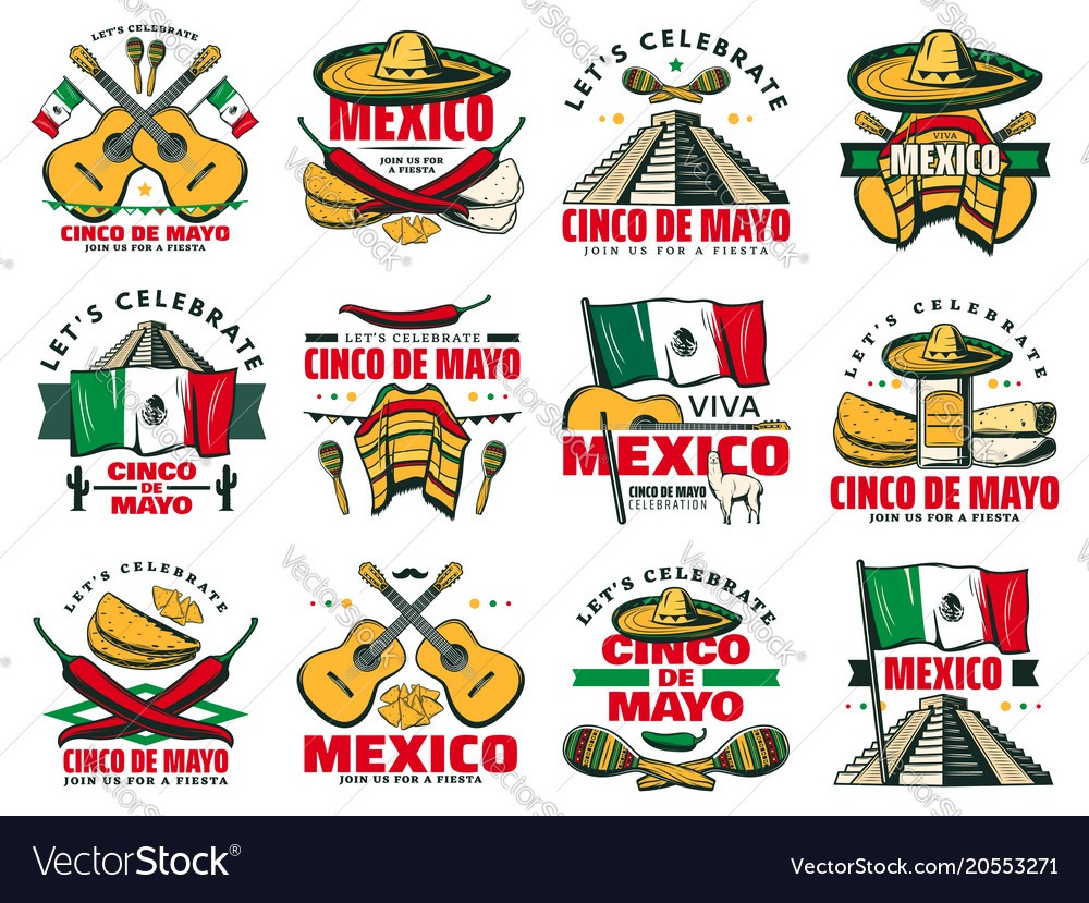 1000x829 Viva Mexico Icon For Cinco De Mayo Mexican Holiday Vector 20553271