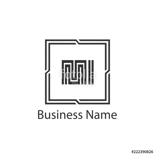 500x500 Initial Letter Mi Logo Template Design Stock Image And Royalty