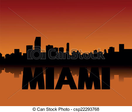450x380 Miami Skyline