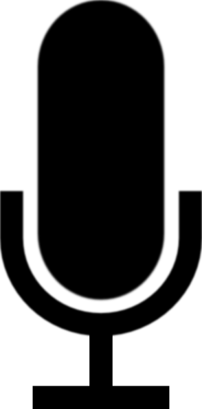 294x596 Microphone Icon Clip Art Free Vector 4vector