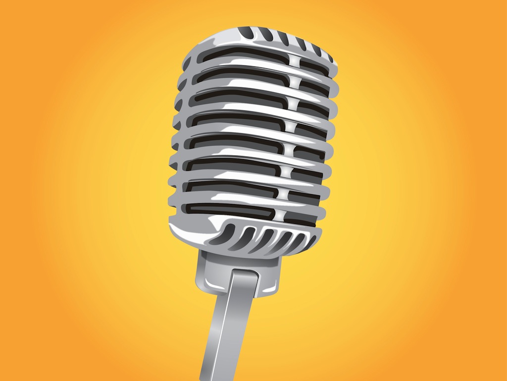 1024x769 Classic Microphone Vector Vector Art Amp Graphics