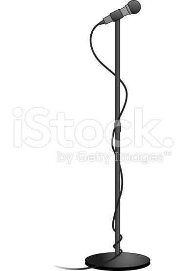 381x556 Solitary Microphone On A Mic Stand In 2018 Music