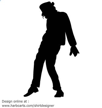 335x355 Michael Jackson Silhouette