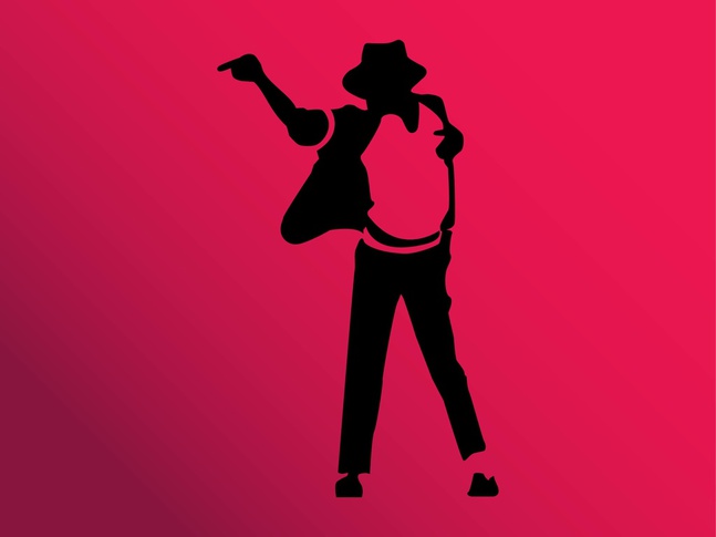 647x485 Silhouette Of A Michael Jackson Vector Free Download