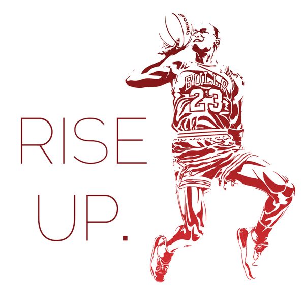 600x600 Michal Jordan Vector Illustration By Jeremy Shape, Via Behance