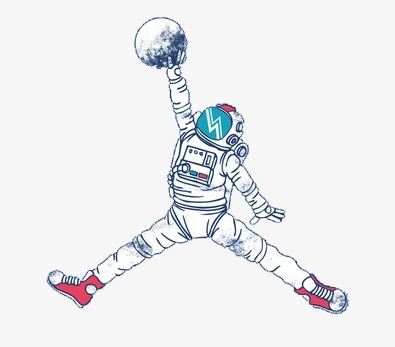 395x347 Astronaut, Hand Painted, Michael Jordan Classic Png Image And