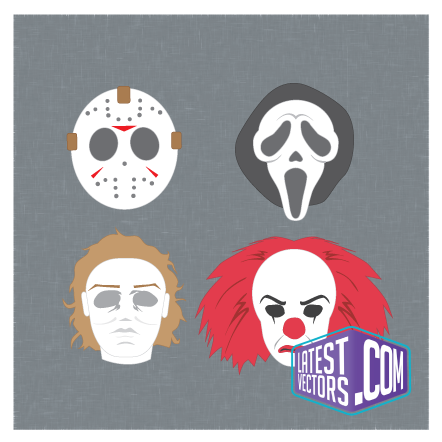 442x442 Vector Horror Characters