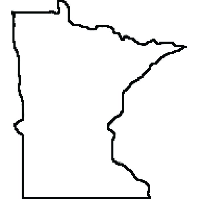 700x700 Maps Michigan Map Outline Blank Of On Mi Counties Vector