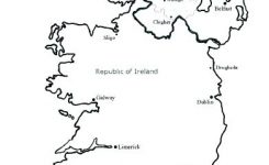 245x150 Free County Maps Vector Map Of Michigan With Counties Single Color