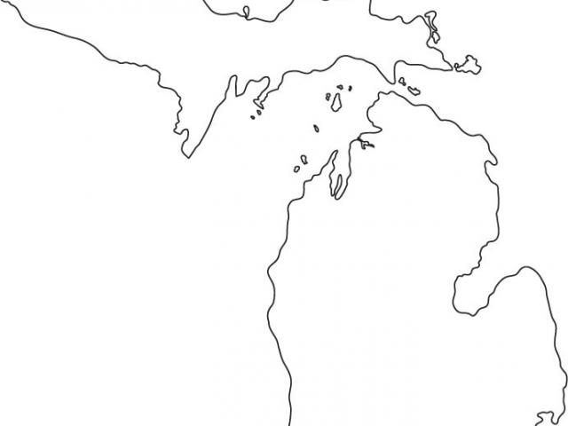 640x480 Michigan Clipart Vector 21