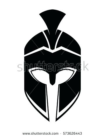 360x470 Spartan Logo Clip Art Spartan Helmet Logo Template Vector Icon
