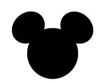 340x270 Mickey Mouse Silhouette Vector 11 Head