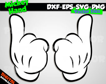 340x270 Mickey Hands Vector Etsy