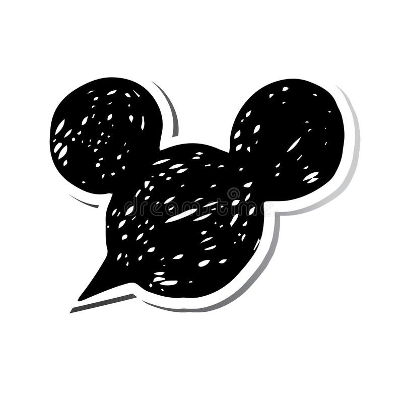 800x800 Mickey Mouse Silhouette Vector 11 Head