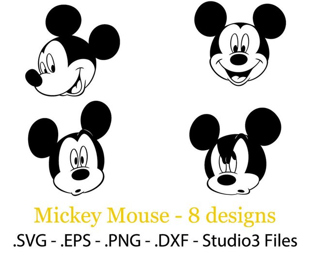 Mickey Mouse Face Vector at GetDrawings | Free download