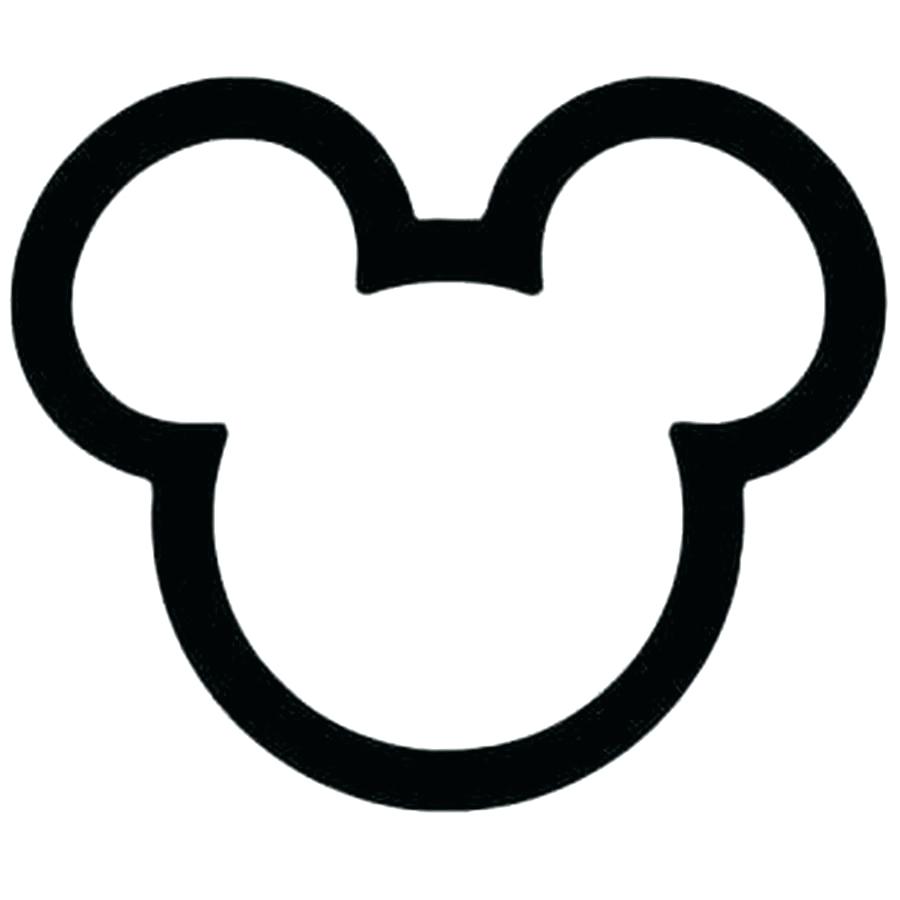 900x900 Mickey Mouse Face Template For Cake