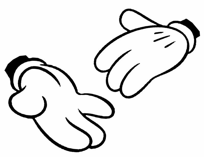 800x618 Mickey Mouse Hands Or Gloves Templates. My Pins