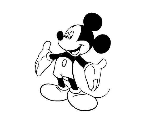 570x475 Mickey Mouse Vector Graphic Svg And Png Digital Download Etsy