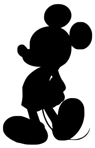 388x600 Mickey Silhouette Vector 13