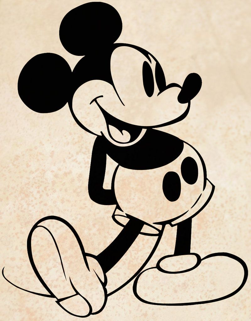800x1023 Mickey Mouse Artwork Mickey Mouse Old Look By D Russo Fan Art
