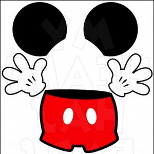 300x300 Coloring Pages Thanksgiving Turkey Mickey Mouse Face Vector Free
