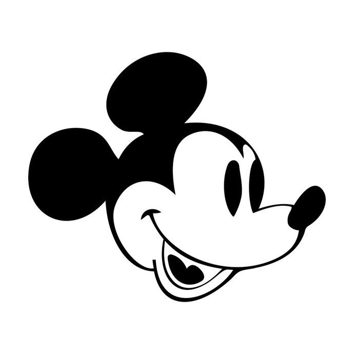 690x690 Mickey Mouse Head Disney Graphics Design Svg By Vectordesign On Zibbet