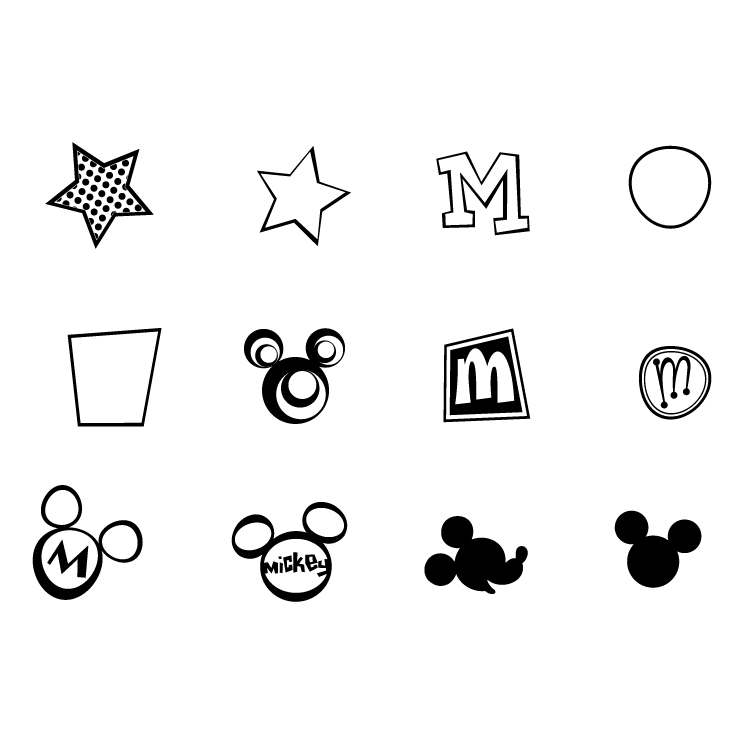 745x745 Mickey Mouse 3 Free Vector 4vector