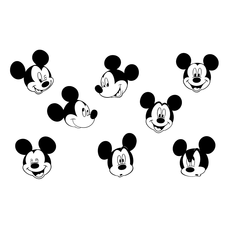 745x745 Mickey Mouse 4 Free Vector 4vector