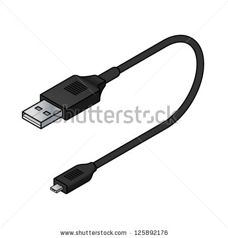 450x470 Wire Clipart Usb Cable