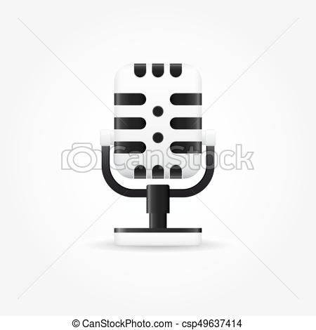 450x470 Retro Microphone Icon.