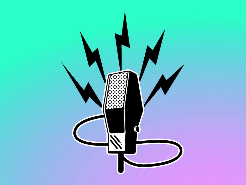 1024x768 Microphone Vector
