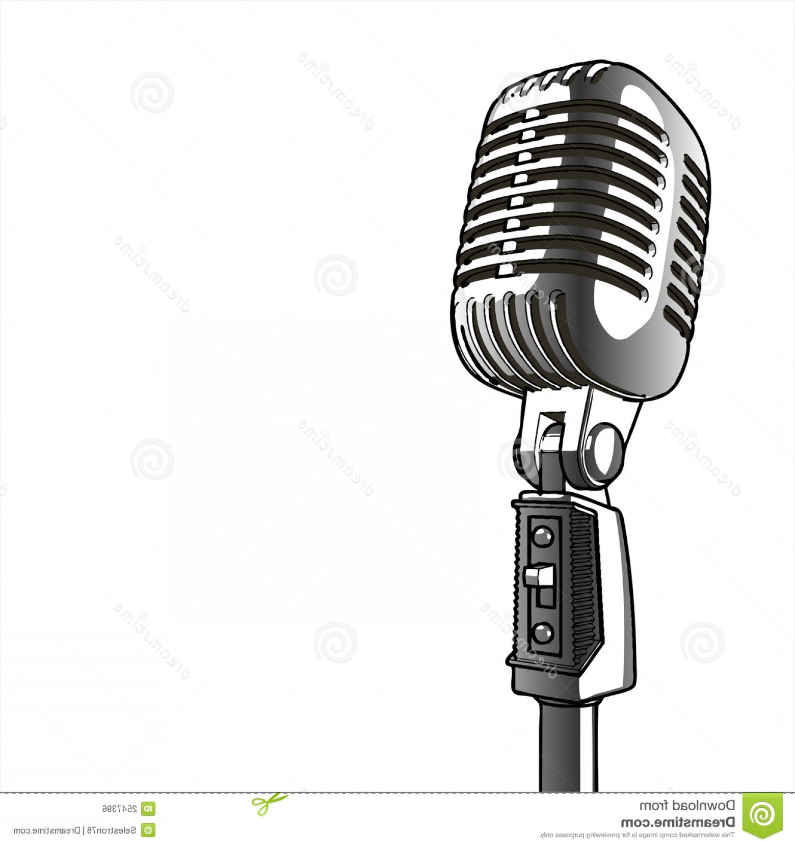 1560x1662 Retro Microphone Vector Sohadacouri
