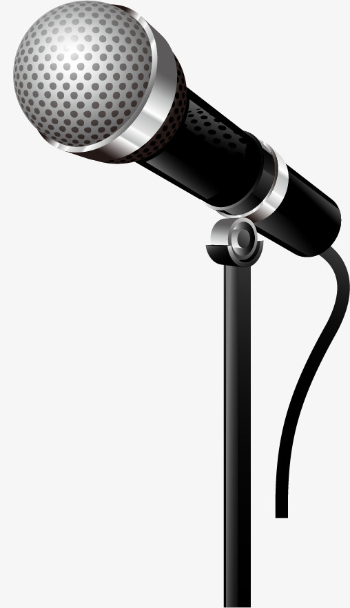 508x881 Drawn Microphone Vector