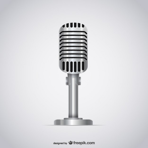 626x626 Microphone 3d Illustration Vector Free Download