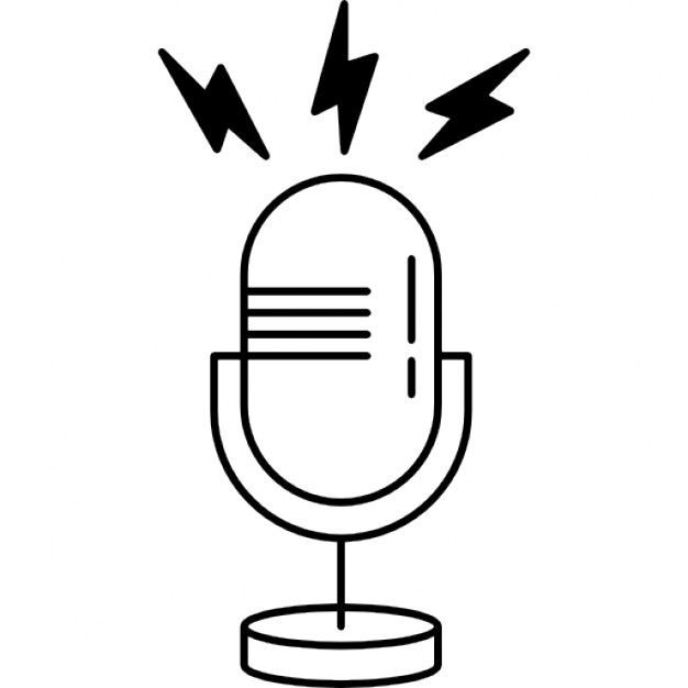 626x626 Microphone Outline Vectors, Photos And Psd Files Free Download