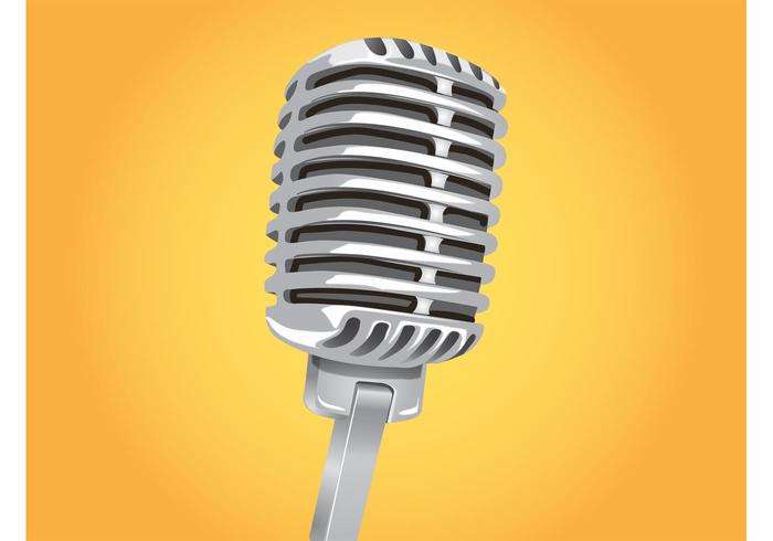 700x490 Classic Microphone Vector