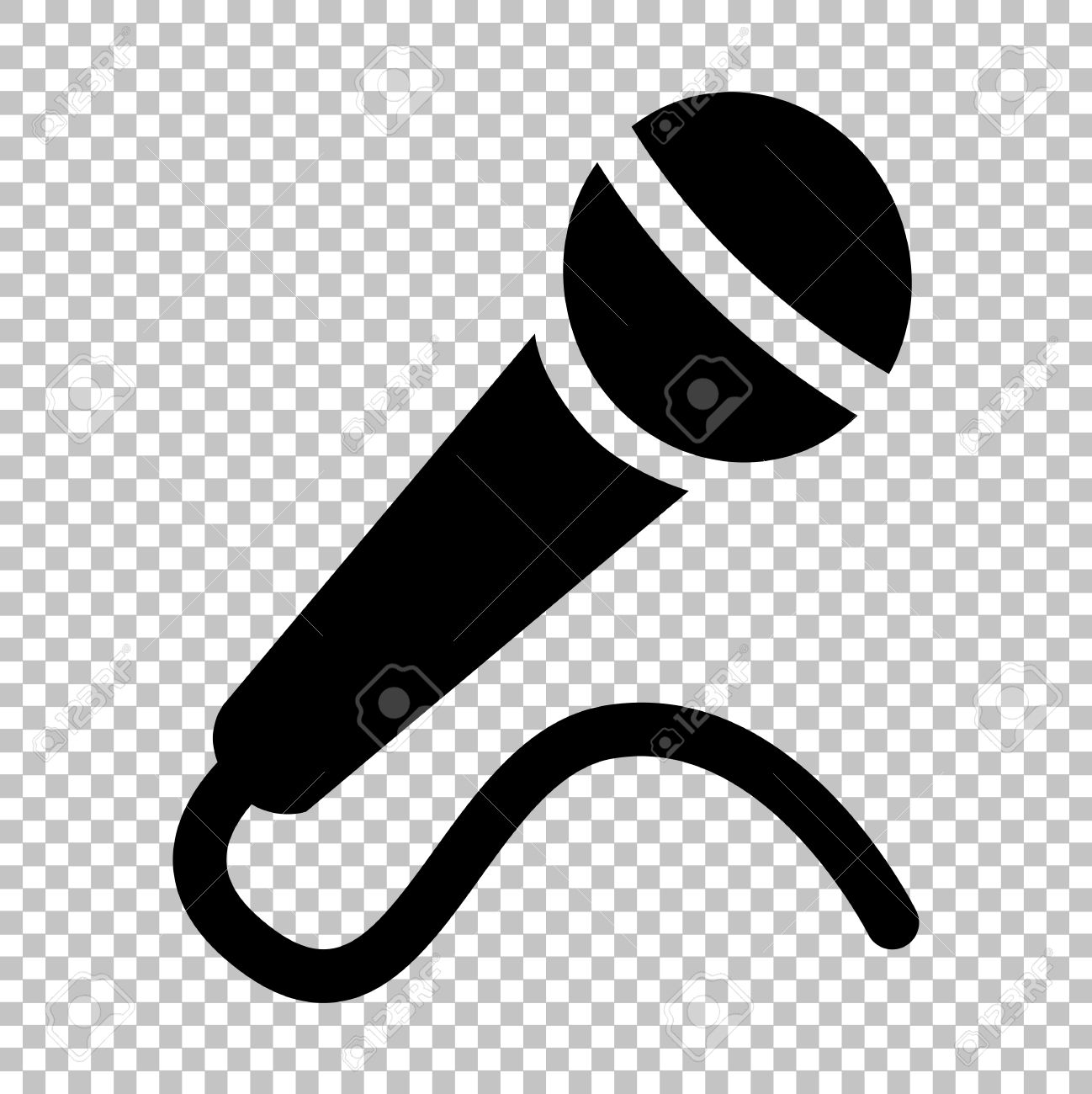 1298x1300 Microphone Clipart Transparent Background