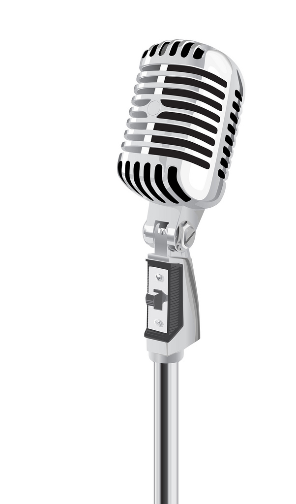 602x1024 Retro Microphone Vector Brendan Canty