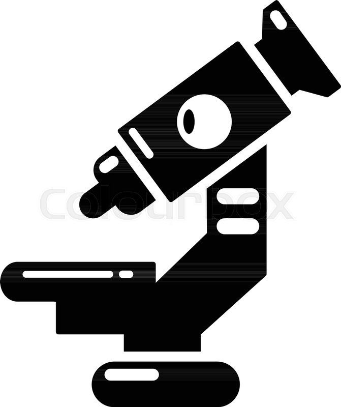 671x800 Microscope Icon. Simple Illustration Of Microscope Vector Icon For