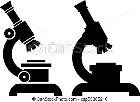 450x331 Microscope Vector Icons Set.