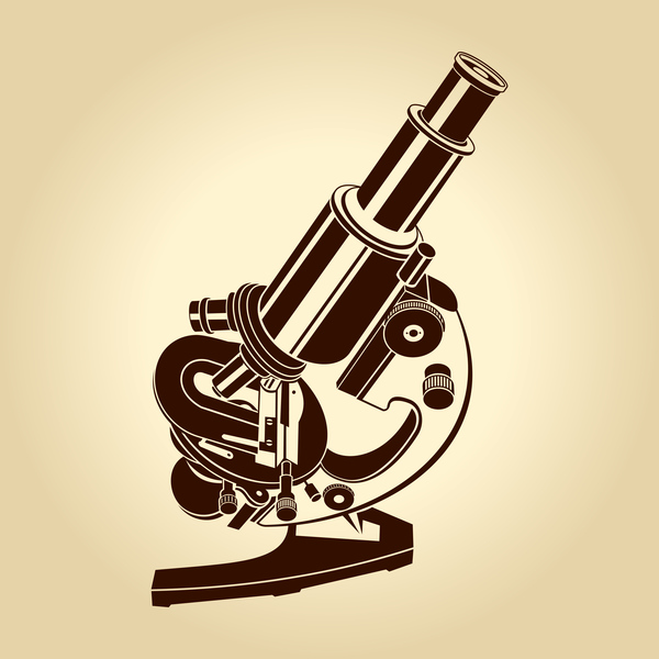 600x600 Vintage Microscope Vector Free Download