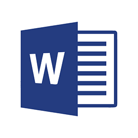 280x280 Microsoft Word Logo Vector Free Download